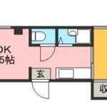 高知市青柳町　第3五陽ハイツ　3F西 画像1