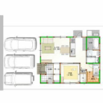 高知市加賀野井　新築一戸建て　1号地 画像3