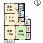 高知市朝倉己　メゾントランキル A棟　A0202 画像1